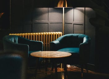 Bar Sitting Area at The Beau Hotel